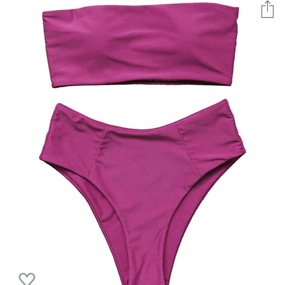 Cheeky High Leg Bandeau Bikini